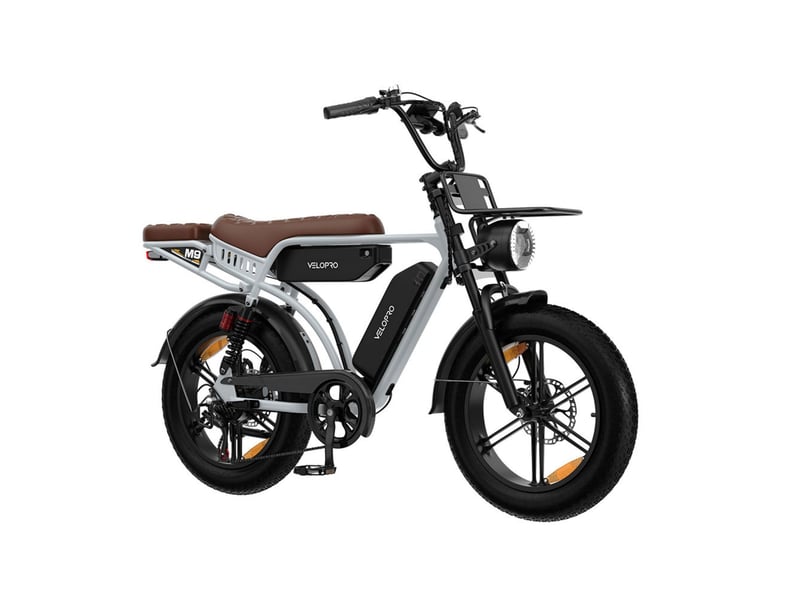  Vélo électrique velopro m9, 250 w, 48 v, gris M9 - Conforama B