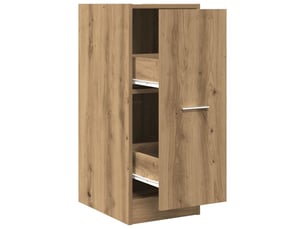 Meuble de rangement, armoire d'apothicaire chêne artisanal bois d'ingénierie shl8618