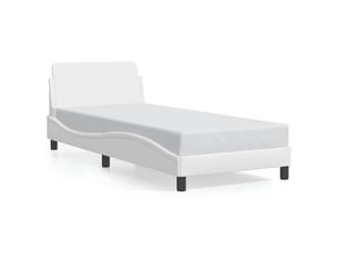 Lit simple 80x200 cm    coloris blanc