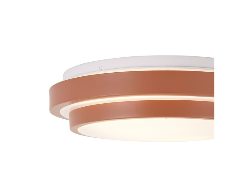 Moderne plafondlamp sienna met wit 34cm ip44 - walden  - Conforama D