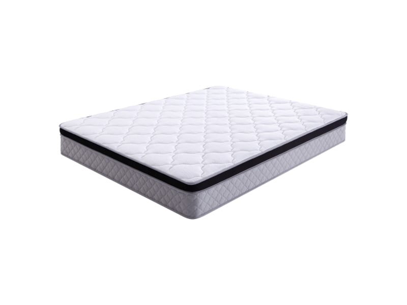Matelas à ressorts 140x200 cm - épaisseur 25 cm - h3 - conception ergonomique - matelas roulé - blanc - Conforama A