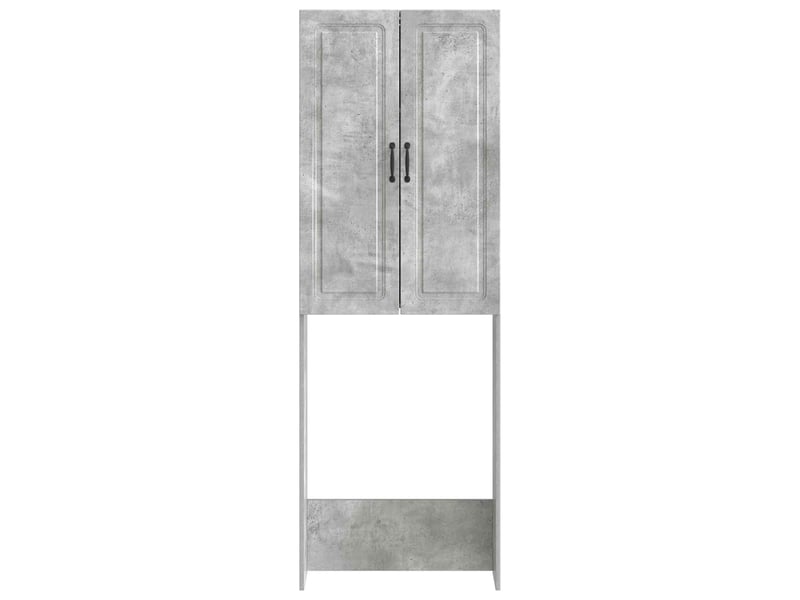  Armoire de toilette, meuble de toilette utrecht gris béton 66x25.5x190 cm  - Conforama E