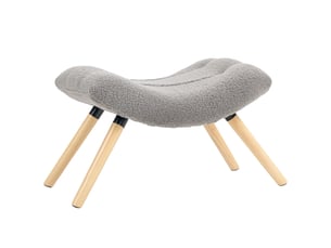 Pouf / repose pied PANGIVO gris