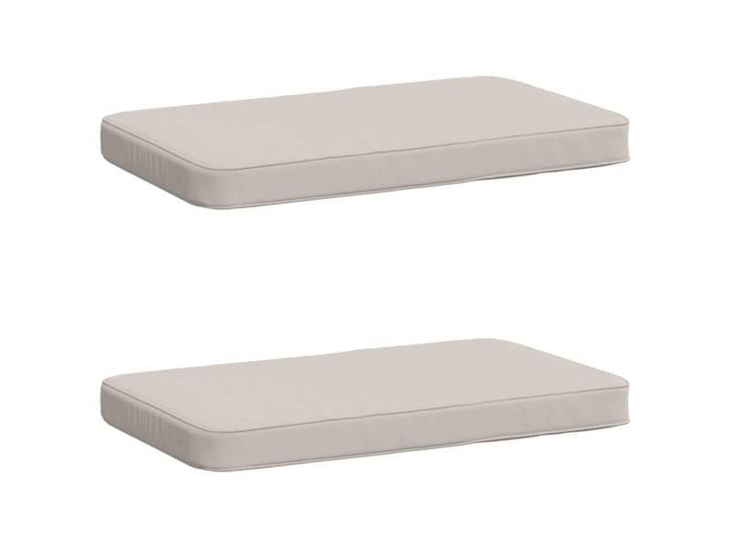  Lot de 2 coussins de banc, coussins d'assise vught 100 % polyester blanc cf58408  - Conforama A
