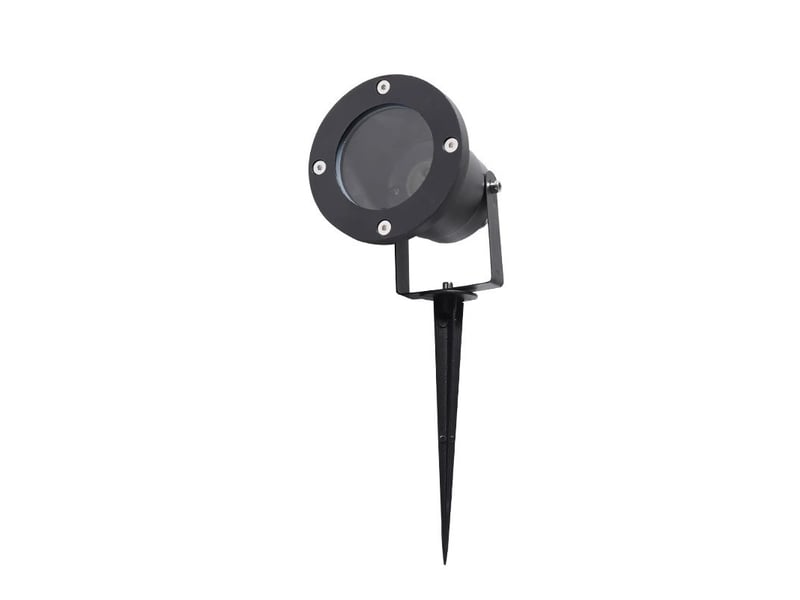  Projecteur extérieur gu10 avec mât – aluminium moulé noir – étanchéité ip65 (lumière chaude HRC0000138TBY - Conforama B