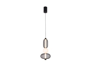 Fabrilamp mimosa, suspension, moderne, led, 13 w, 1430 lm, 4000 k, noir, 60-211 x 22 x 22 cm
