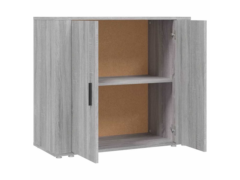  Buffet - bahut - meuble de rangement sonoma gris 80x33x70 cm bois d'ingénierie  - Conforama D