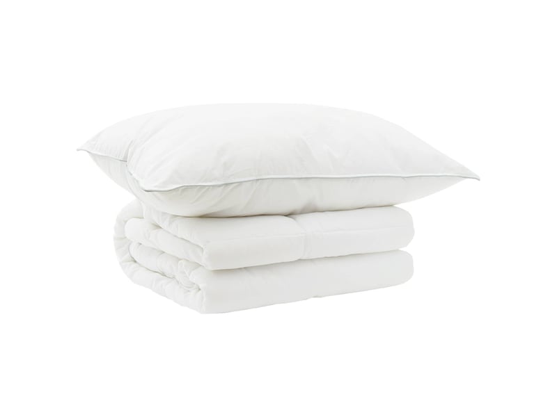 Ensemble de couette et d'oreiller 2 pcs - duvet 135x200 cm été 140 gsm - Conforama A
