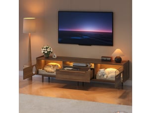 Meuble tv coloris marron 180 cm REDOM
