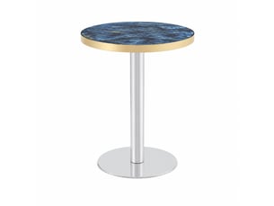 Table basse rond(e) coloris bleu <strong>OKMYHOME</strong> <strong></strong> - 60 cmx60 cm