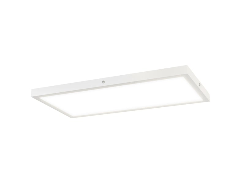 Ensemble de 4 appliques murales et plafonniers à intensité variable avec interrupteur dip, température de couleur 3000k4000k6000k, 60 x 30 x 3,7cm - Conforama A