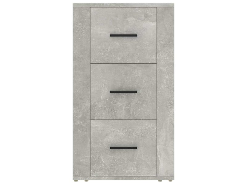 Buffet - bahut - meuble de rangement gris béton 40x33x70 cm bois d'ingénierie  - Conforama C