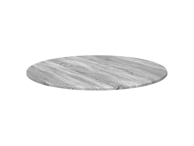 Dessus de table, plateau de table 80 x 1,5 cm rond bois d'ingénierie - Conforama E