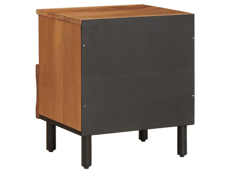  Table de chevet - cabinet de chevet - table de nuit marron 40 x 33 x 46 cm bois de mangue massif  - Conforama D