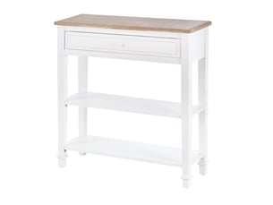Console 1 tiroir(s)  coloris blanc <strong></strong> <strong></strong>