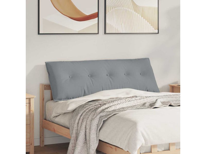  Coussin de dos, coussin de dossier gris clair 140 x 19 x 50 cm tissu cf54652  - Conforama B