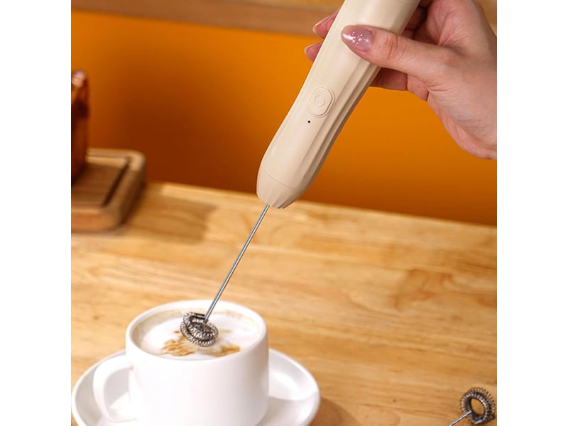 Batteur à œufs électrique multifonction - petit mélangeur à lait - mélangeur à café - mousseur à lait portable - fouet à lait électrique pour café no - Conforama E