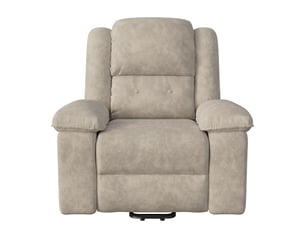 Fauteuil relax électrique releveur - 93x83x106cm - massage 8 points, chauffage lombaires & inclinable 160° - velours beige