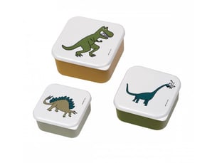 Set de 3 lunch box les dinosaures