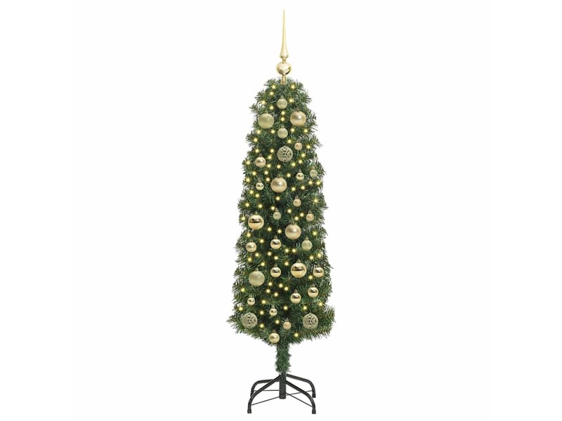  Sapin de noël artificiel, arbre de noël vert 120 cm pvc et acier et plastique shl7410  - Conforama C