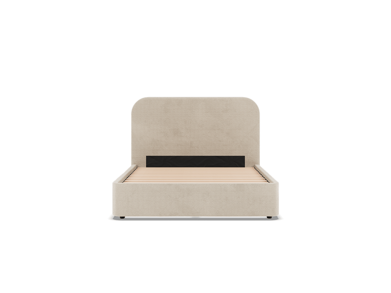  Lit 4 tiroirs 2p beige nova 160x200 cm  slome  - Conforama A