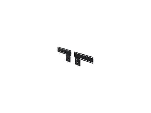 Support mural tv slim fit fixe 50 kg acier noir 5,3 mm