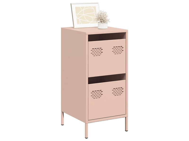  Buffet - bahut - meuble de rangement rose 35x39x73,5 cm acier laminé à froid  - Conforama B