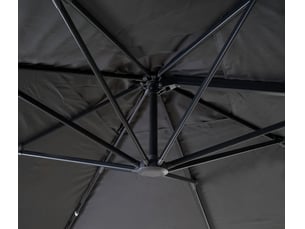 Parasol déporté 3 x 4 m avec lambrequin pied modulable et réglage de l’inclinaison polyester anthracite et aluminium 04_0010309