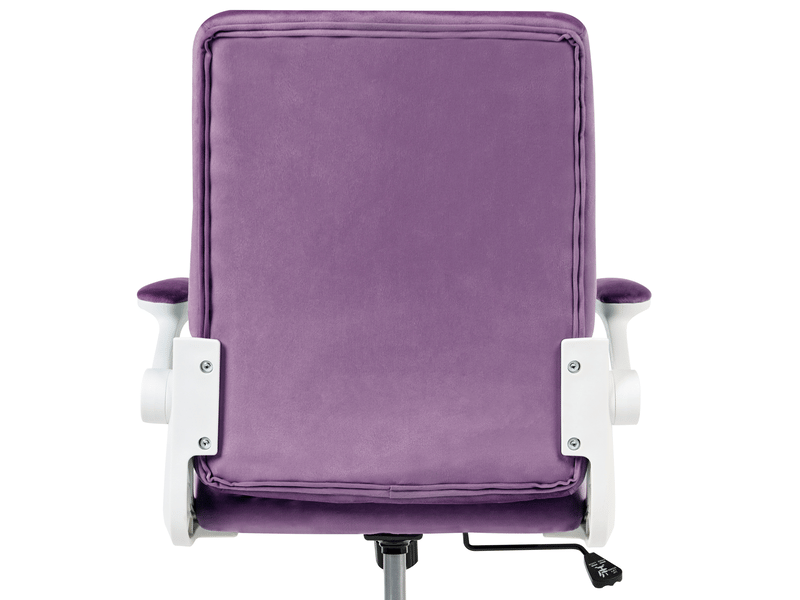 Chaise de bureau dandy velours violet  - Conforama E