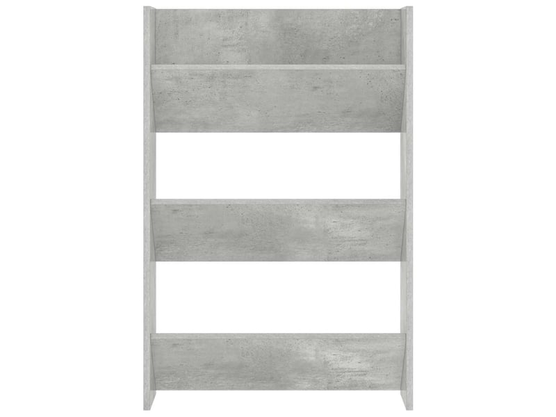  Meuble à chaussure, armoire à chaussures murale gris béton 60x18x90 cm aggloméré  - Conforama E