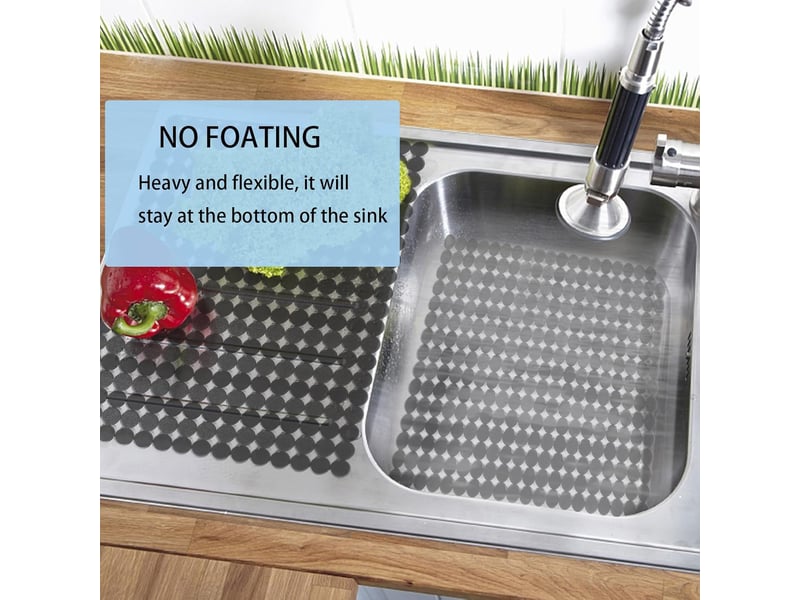  Tapis d'évier de cuisine pour la cuisine contre la aaleté et les rayures 30 x 40 cm lot de 2  - Conforama C
