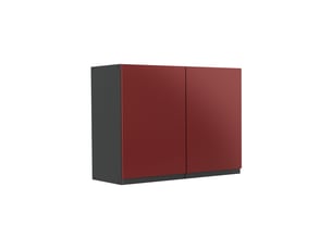Vicco armoire en verre, rougeanthracite, 80cm