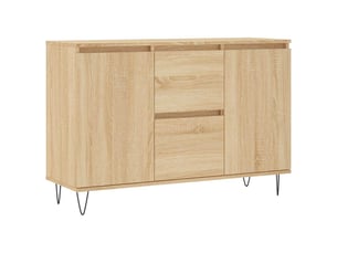 Buffet - bahut - meuble de rangement chêne sonoma 101,5x35x70 cm bois d'ingénierie