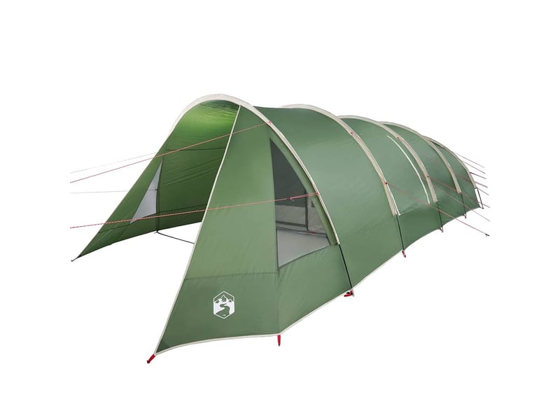  Tente tunnel, tente de camping 6-persoons 6 personne vert et blanc shl4263  - Conforama D