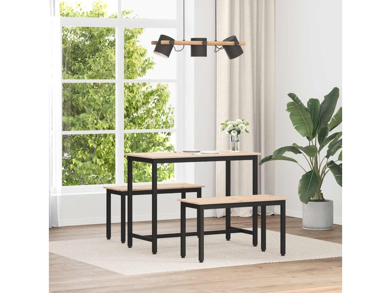  Banc d'entrée, banc d'intérieur naturel 80x35x45 cm bois de pin massif  - Conforama B