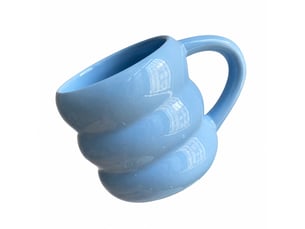 Tasse, modèle ring, bleu