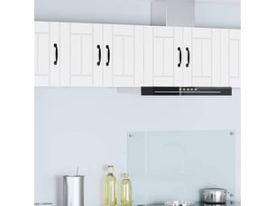 Meuble mural de cuisine | armoire de cuisine 2 pcs blanc bois d'ingénierie shl5760