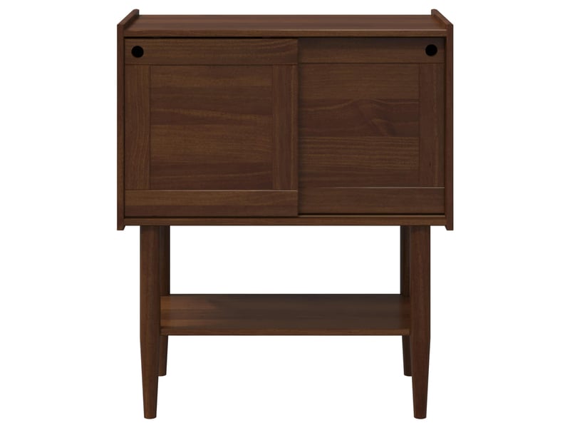  Table console, console d'entrée, meuble console bilbao caramel foncé 80 x 40 x 95 cm  - Conforama C