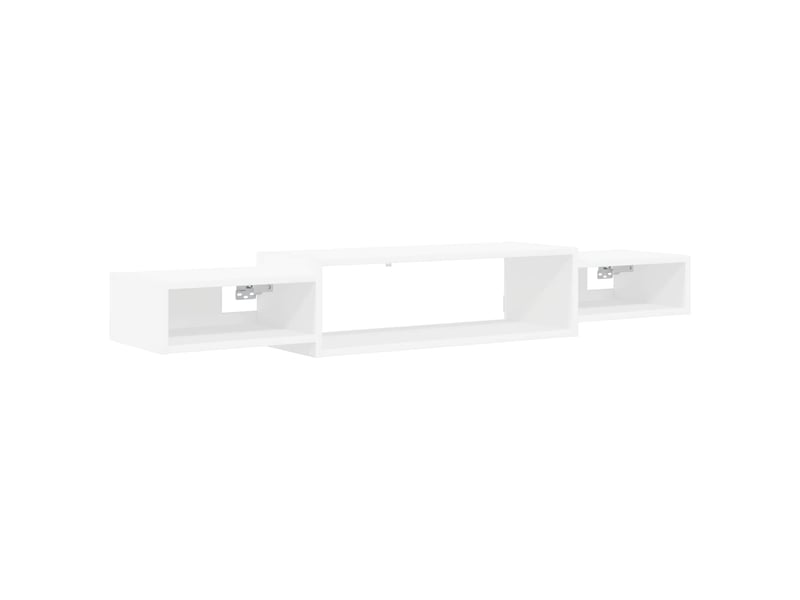  Meuble tv - banc tv - meuble de rangement mural montage mural blanc 140 x 28 x 21 cm  - Conforama A