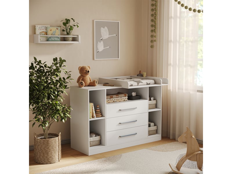  Vicco commode à langer, blanc, 138.3x93cm  - Conforama C