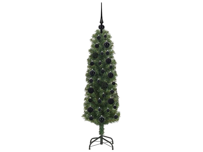 Sapin de noël - arbre de noël artificiel vert 120 cm pvc et acier et plastique - Conforama D