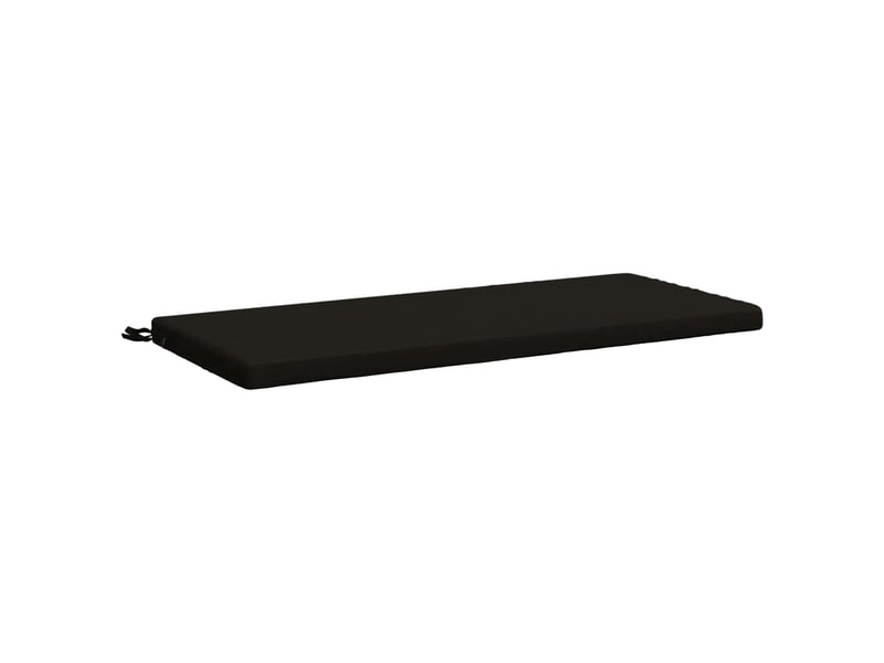  Coussin de banc, coussin d'assise, coussin de canapé soest 100 % polyester noir 120 x 50 x 5 cm cf53409  - Conforama A
