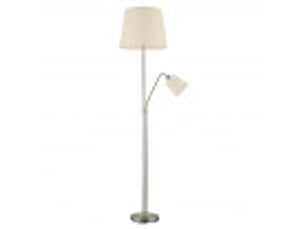 Lampadaire fabrilamp arturo e14 coloris cuir 180 x 40 x 40 cm