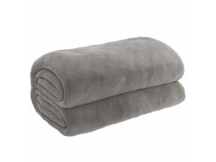 Couverture lestée adulte avec housse gris 150x200 cm 7 kg tissu