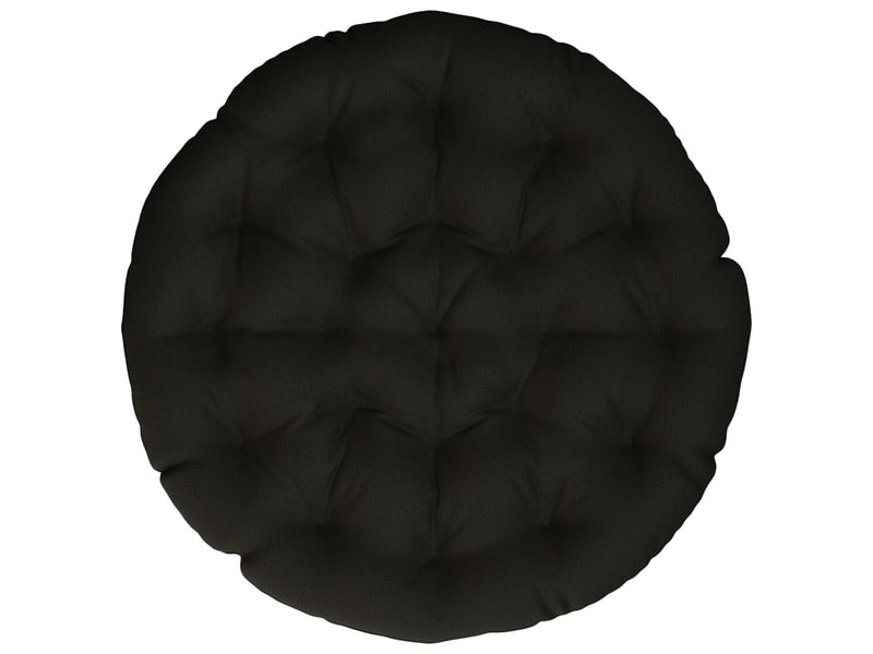 Coussin de chaise papasan, coussin d'assise vianen 100 % polyester noir cf54238 - Conforama D