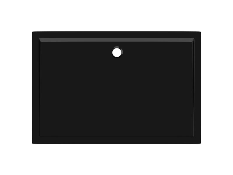  Receveur de douche base de douche bac de douche salle de bain toilette salle d’eau maison intérieur rectangulaire abs 80x120 cm noir 02_0001963  - Conforama D