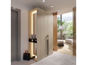 Armoire 2 porte(s) 0 tiroir(s) <strong>MEUBLORAMA</strong> <strong></strong> coloris bois clair largeur 58 cm