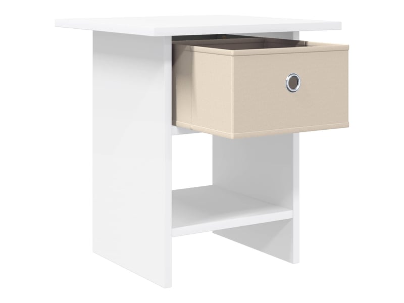 Table de chevet - cabinet de chevet - table de nuit 2 pièces blanc 41 x 40 x 45 cm - Conforama D