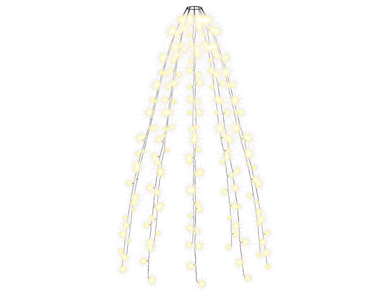  Guirlande lumineuse d'arbre de noël avec 180 led 180 cm  - Conforama A