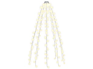 Guirlande lumineuse d'arbre de noël avec 180 led 180 cm